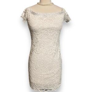 Ambiance Lace Off Shoulder Dress